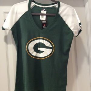 Green Bay Packers Women’s  Top Size Med BNWT